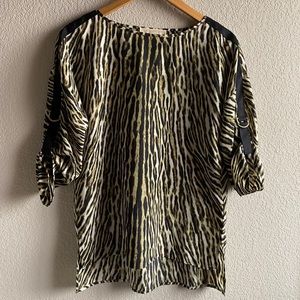 Michael kors animal print top